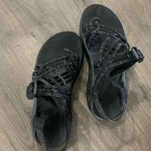 Black Strappy Chaco Sandals